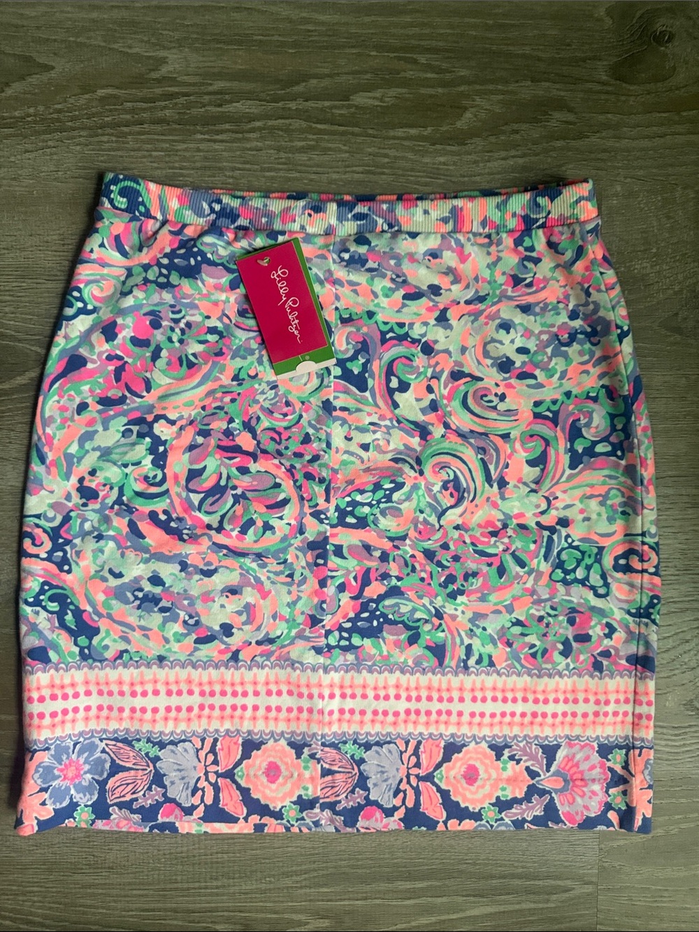 NEW Lilly Pulitzer Boca Chica stretch skirt Small - Picture 5 of 6